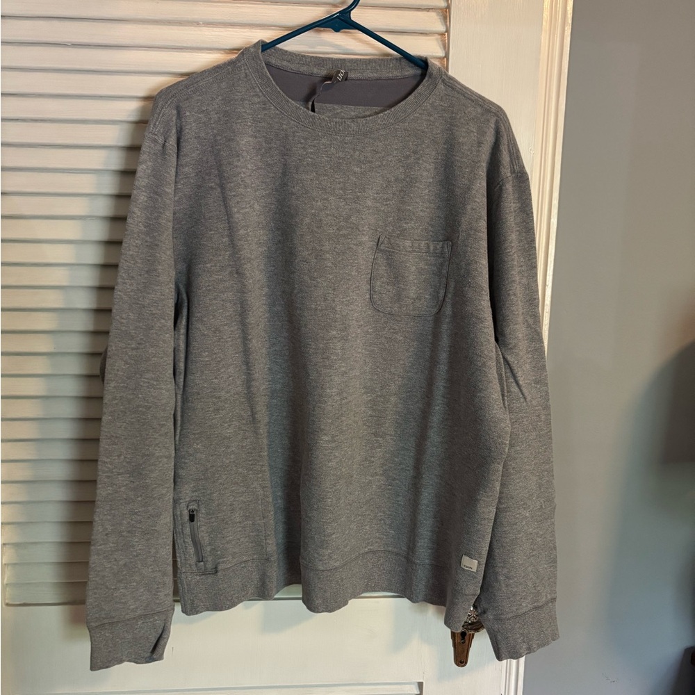 Vuori Gray Crewneck Sweatshirt